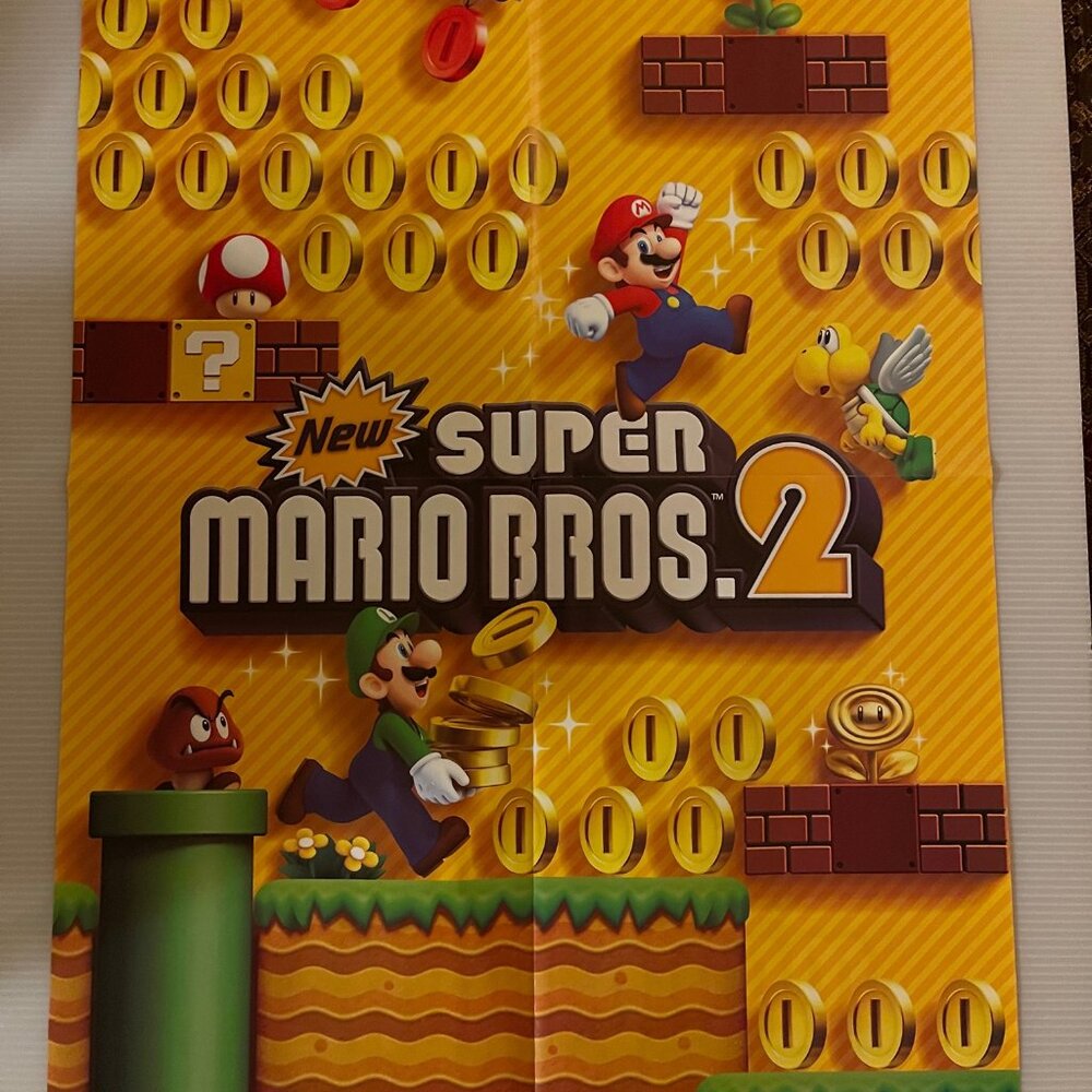 SUPER MARIO BROS. 2 POSTER BY GAMES MASTER